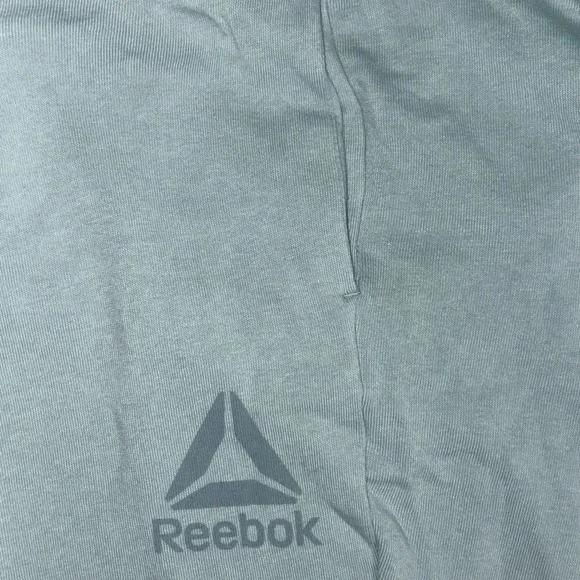 Reebok Size XL Womens' Cozy Light Green Fleece Jogger Sweatpants with Pockets - Picture 6 of 7